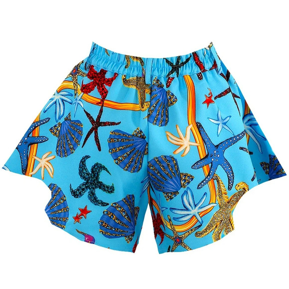 Sea Shore Printed loose flared Shorts - Picture 2 of 6